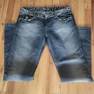 Miss me Women's Mid-rise Bootcut Jeans